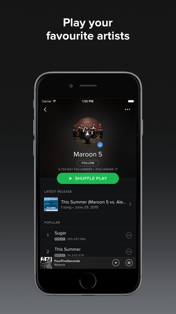 how to download music on spotify without premium on ipod 5